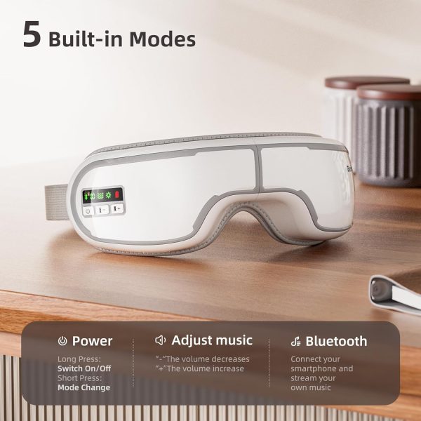 Eye Massager with Heat, Christmas Birthday Gifts for Women Eye Massager, - Image 7
