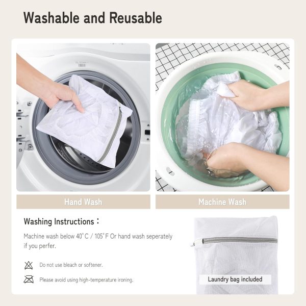 2PCS Carer Adult Diaper Covers for Incontinence Noiseless Reusable - Image 6