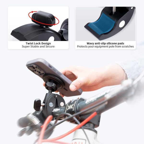 Phone Holder Mount Magnetic Accessories: Fitness Equipment Gym Motorcycle - Image 4