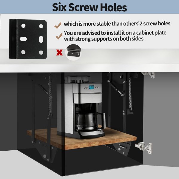 Upgraded Mixer Lift for Cabinet, Appliance Lift with Soft-Close, - Image 5