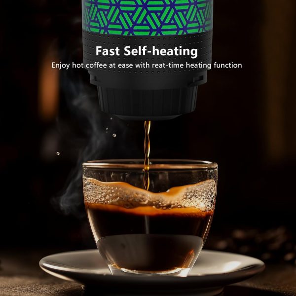 Portable Electric Espresso Machine, Travel Coffee Maker for Camping, Car - Image 3