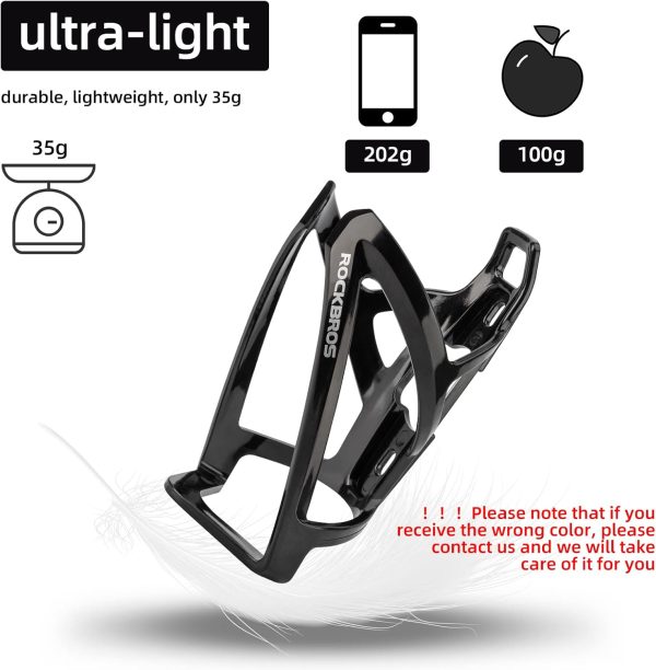 ROCKBROS Bike Water Bottle Holder Ultra-Light Bicycle Bottle Cages with - Image 4