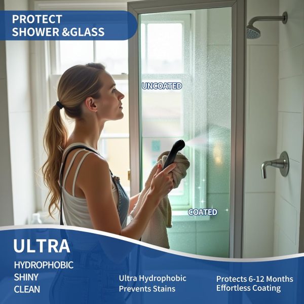 Home Ceramic Coating Spray Kit - Shine, Seal & Protect Kitchen & Bath - Image 5