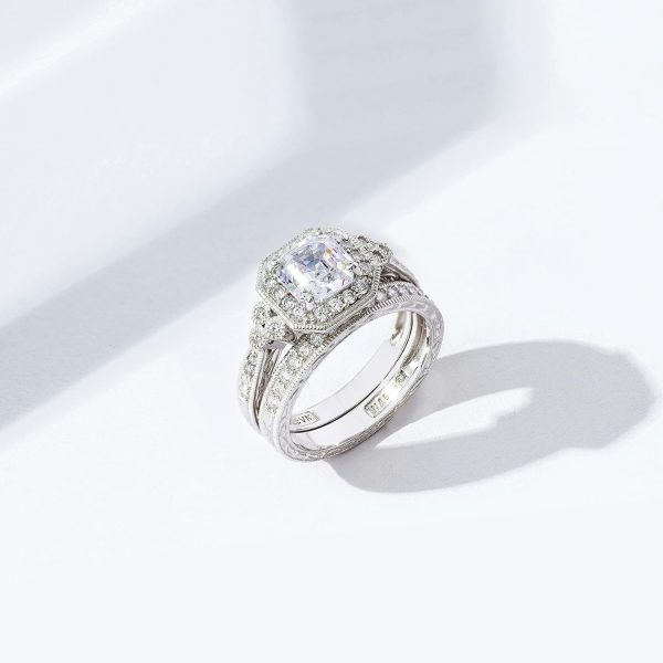 Amazon Essentials Platinum or Gold Plated Sterling Silver Antique Ring set - Image 9
