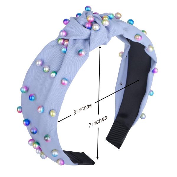 Etercycle 2PCS Headbands for Women, Bow Knotted Wide Headband, Yoga Hair - Image 2