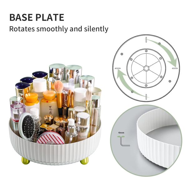 funest Makeup Perfume Organizer, 360 Degree Rotating Lazy Susan Cosmetic - Image 4