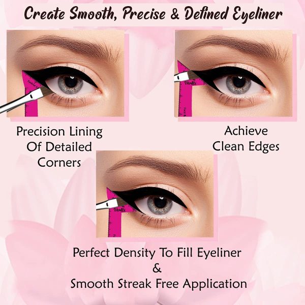 Eyeliner Stencils Pencil Liquid Waterproof Tool For Liner Makeup Brush Pen - Image 2