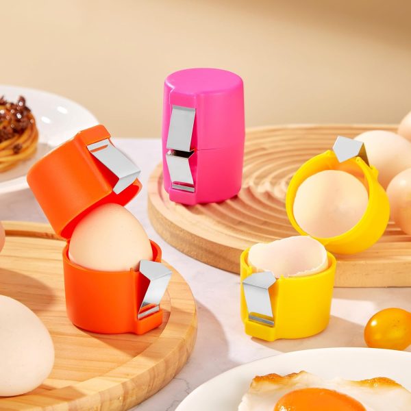 6Pcs Egg Shell Cracker Breaker Opener Peeler Remover Separator Tool for - Image 3