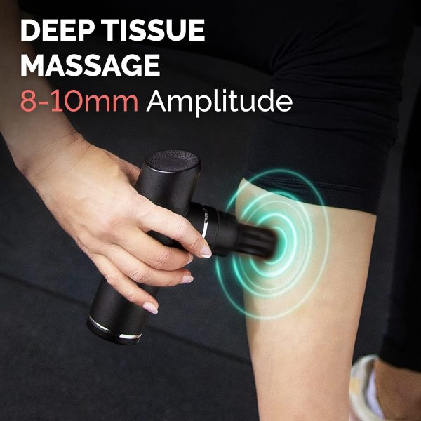 truMedic truRelief Percussive Massage Gun Massager Compact, Quiet Massage - Image 5