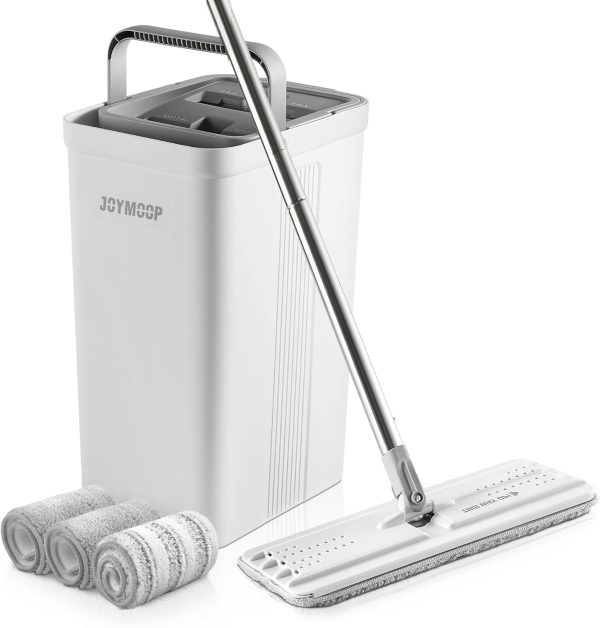 JOYMOOP Mop and Bucket with Wringer Set for Home, Flat Mop and Bucket - Image 9