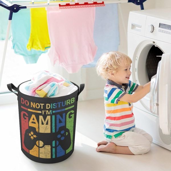 Kids Laundry Hamper Gamer Laundry Basket Gaming Decor for Boys Bedroom - Image 6