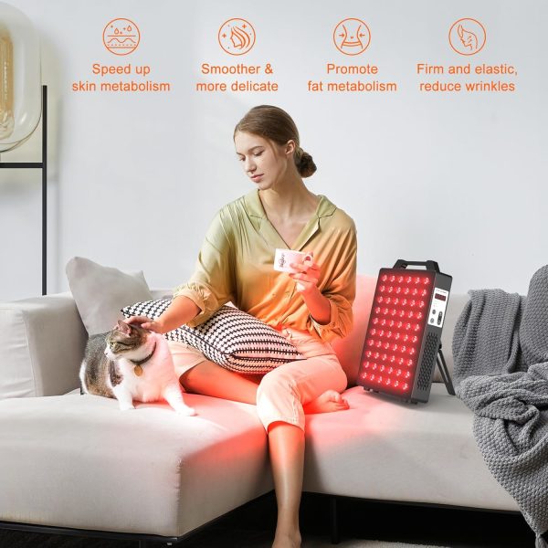 Red Light Therapy, 660nm 850nm Red Near Infrared Light Device with 60 Dual - Image 4