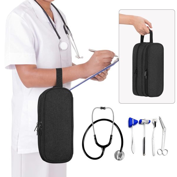 Trunab Stethoscope Carrying Case Hold 2 Stethoscopes or BP Cuffs, - Image 5
