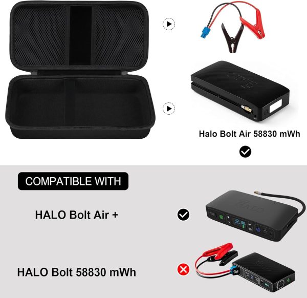 Hard Travel Case for Halo Bolt Air 58830/Halo Bolt Air+ 55500 mWh Portable - Image 3