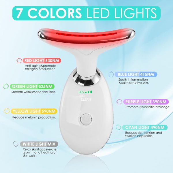 Facial Massager Red-Light-Therapy-for-Face and Neck, Face 𝖲 culpting Wand - Image 2