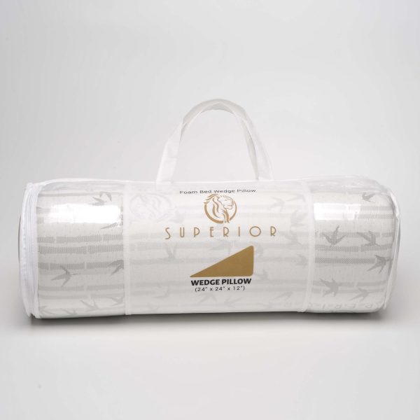 Superior Memory Foam Wedge, Body Pillow, Removable Cover, Extra Sleeping - Image 10