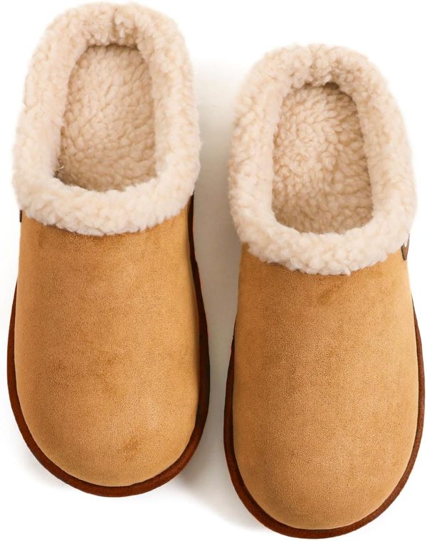 ULTRAIDEAS Women's Warm Memory Foam Slippers, Slip-on Ladies Slippers with - Image 7