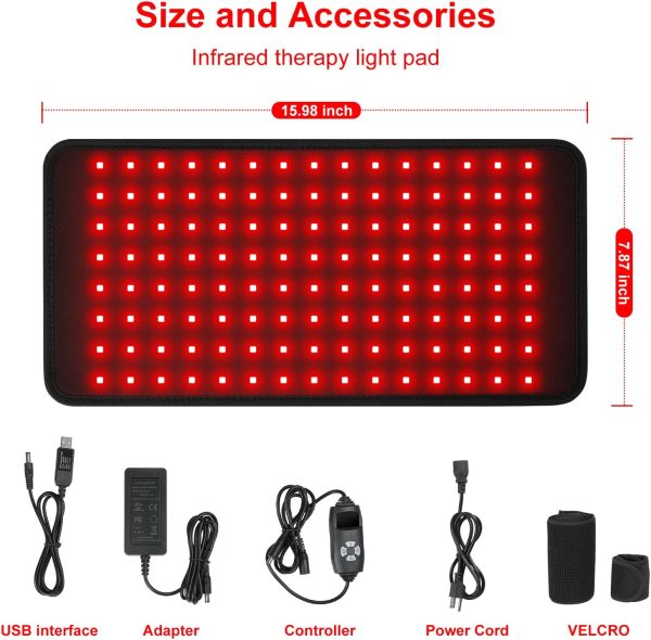 LOVTRAVEL New 120pcs LED 660nm Red Light and 850nm Near Infrared Light - Image 5