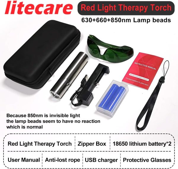 Red Light Therapy for Body of Face,Joints & Muscles Pain Relief,Portable - Image 6