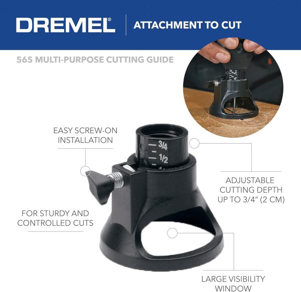 Dremel 4300-5/40 High Performance Rotary Tool Kit with LED Light- 5 - Image 8