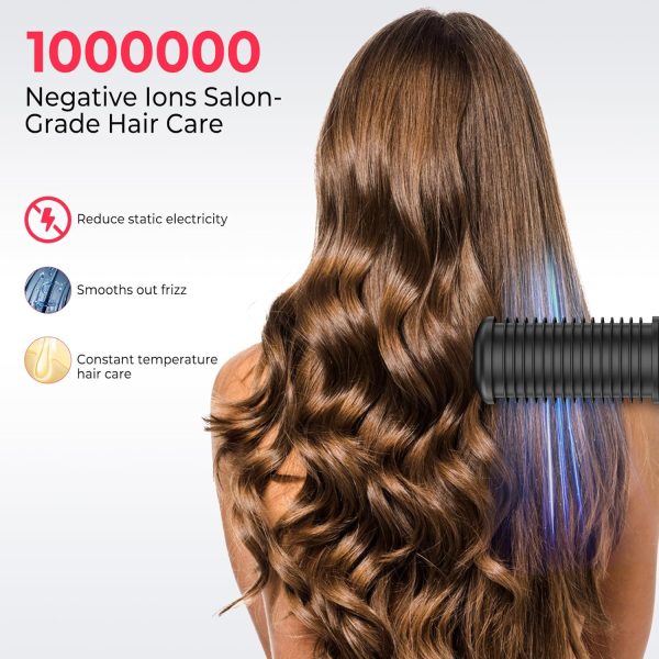 Hair Straightener Brush, Mini Brush Straightener for Women, 360°F Constant - Image 4