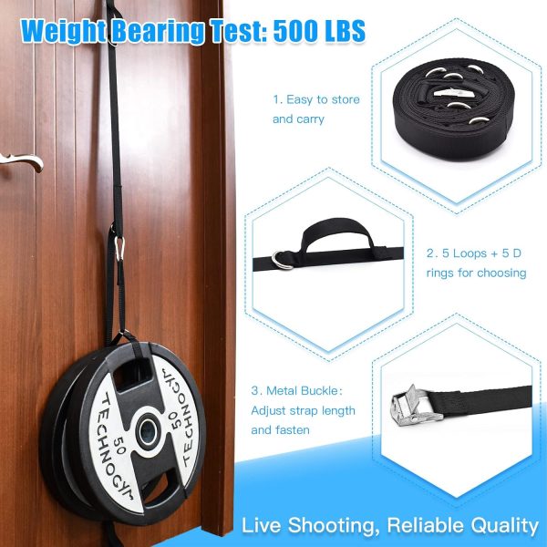 Brebebe Door Anchor Strap for Resistance Bands Exercises, Multi Point - Image 8