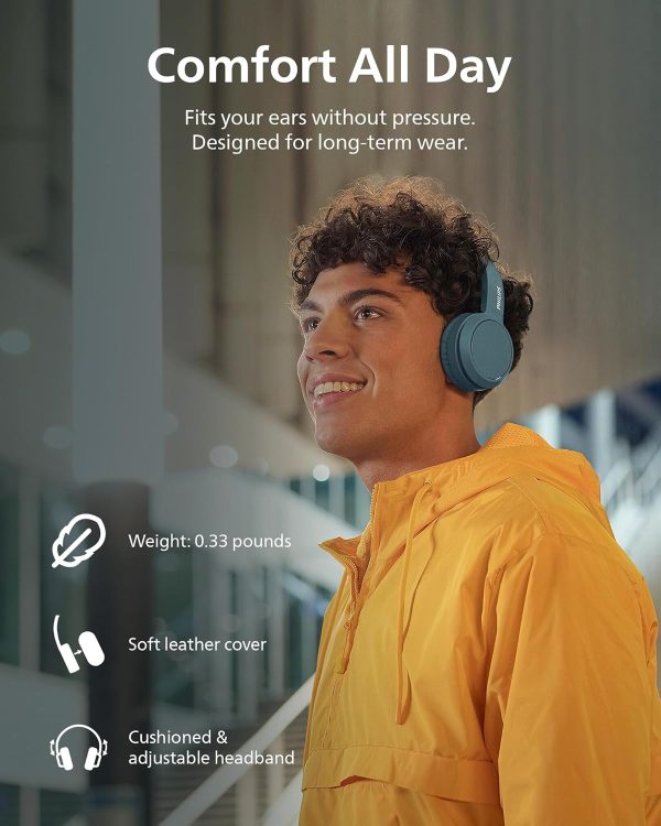 PHILIPS H4205 Wireless Headphone,On-Ear Bluetooth Headphone with BASS - Image 4