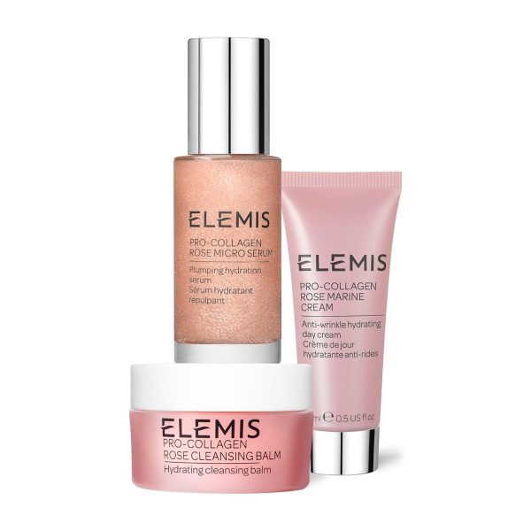 ELEMIS Pro-Collagen Rose Icons, Cleanse Plump & Hydrate, Holiday Skin Care - Image 2