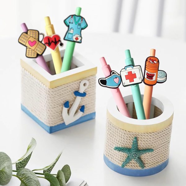 Cute Nurse Pens Funny Nurse Accessories for Work Aesthetic Gel Pen Black - Image 5
