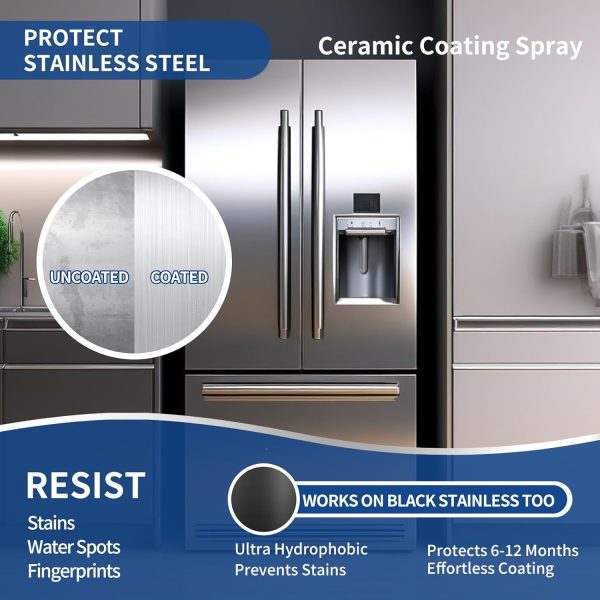 Home Ceramic Coating Spray Kit - Shine, Seal & Protect Kitchen & Bath - Image 2