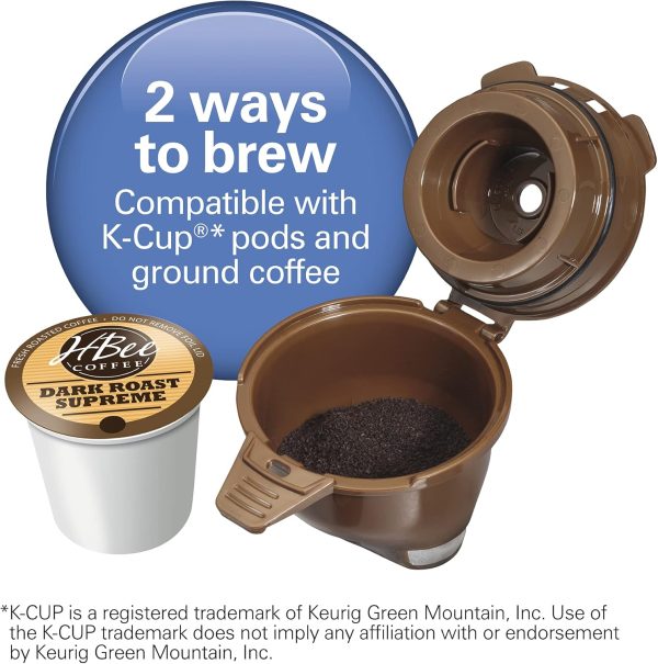 Hamilton Beach 49900 FlexBrew Single-Serve Coffee Maker Compatible with Pod - Image 2