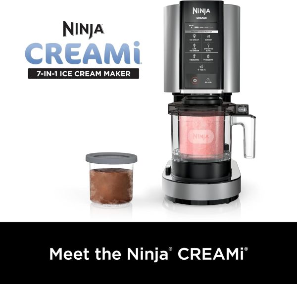 Ninja NC301 CREAMi Ice Cream Maker, for Gelato, Mix-ins, Milkshakes, - Image 15
