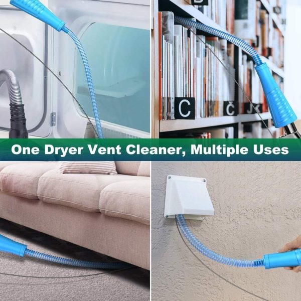 Sealegend 2 Pieces Dryer Vent Cleaner Kit Dryer Lint Vacuum Attachment, - Image 4