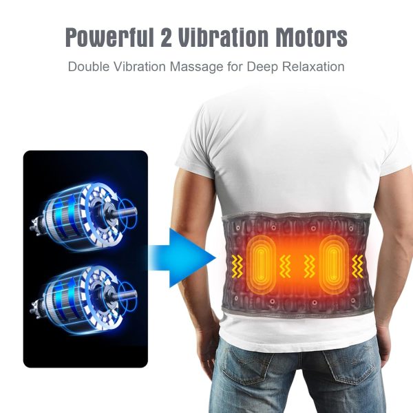 Decompression Back Belt with Heating Pad & Vibration for Lower Back Pain - Image 4