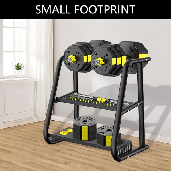 Adjustable-Dumbbells-Set, Free Weights Set with Connector,Fitness Exercises - Image 5