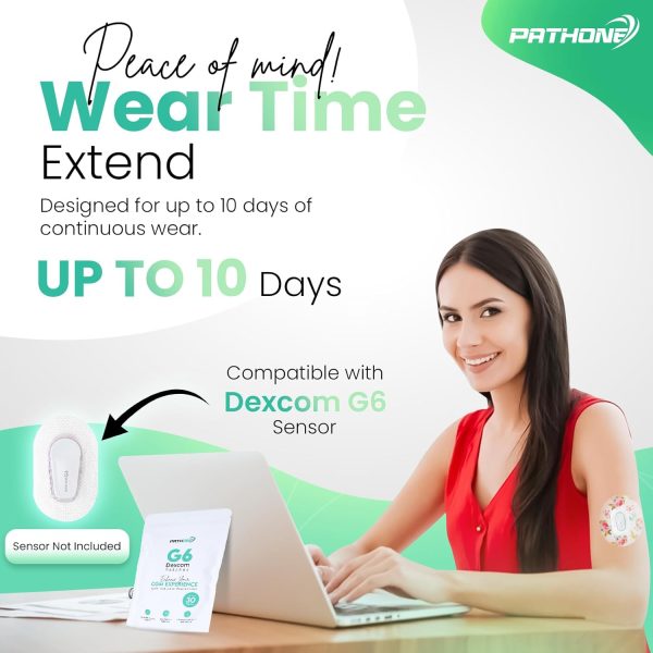 Dexcom G6 Adhesive Patches Waterproof 30 Pack - Skin-Friendly dexcom g6 - Image 7