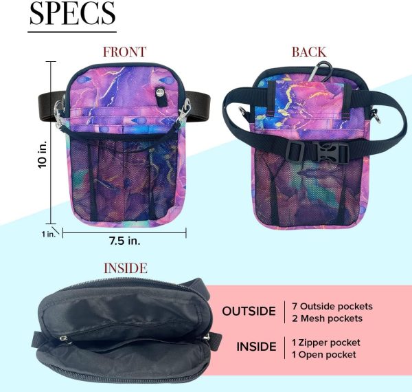 French KOKO Medical Nurse Fanny Pack with Travel Bag and BONUS Extension - Image 3