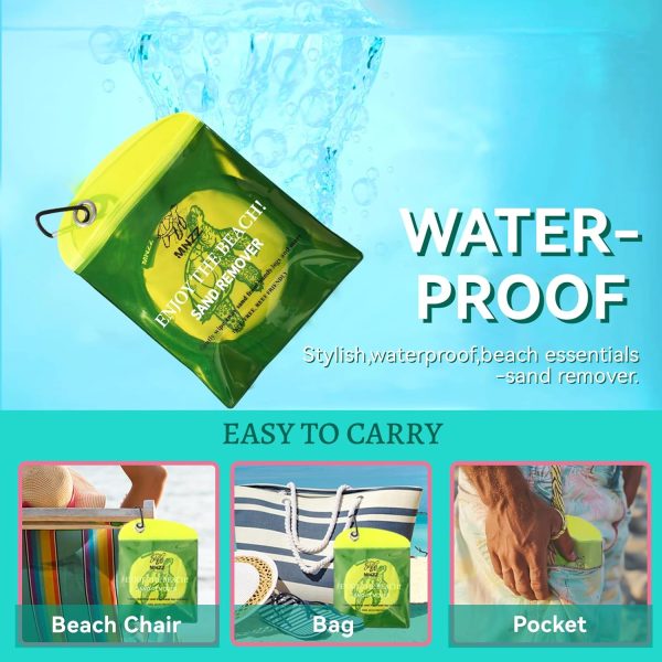 Beach Sand Remover Sand Eraser Wipe Mitt Family Kids Women 2024 Vacation - Image 3
