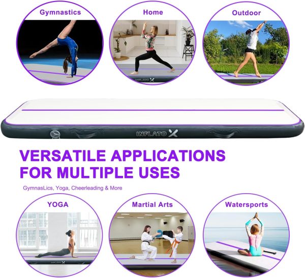 Inflatable Air Gymnastics Mat Training mat Thick tumbling mat with Electric - Image 7