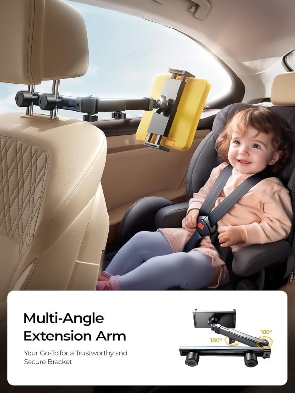 LISEN for iPad Holder for Car Accessories for Women Travel Gift, Tablet - Image 2