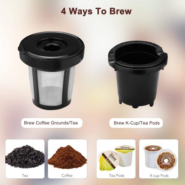 Single Serve Coffee Maker K Cup with Reservoir, Space Saver One Cup Coffee - Image 7