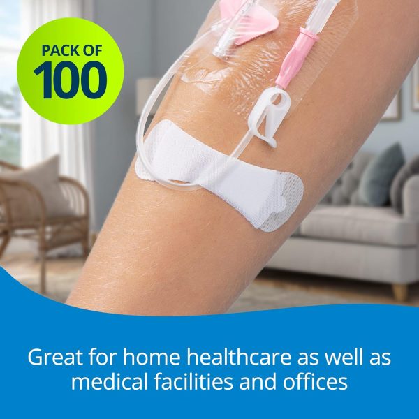 TIDI Grip-Lok Small Securement Device ― Pack of 100 ― White ― Flexible - Image 3
