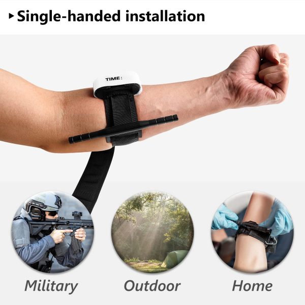 Tourniquets, Military Emergency Tourniquets for Combat, Tactical Hemostatic - Image 2