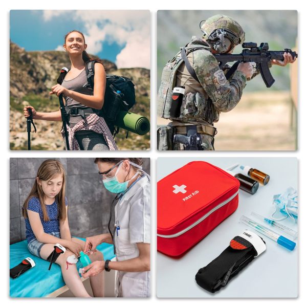 Tourniquets, Military Emergency Tourniquets for Combat, Tactical Hemostatic - Image 7