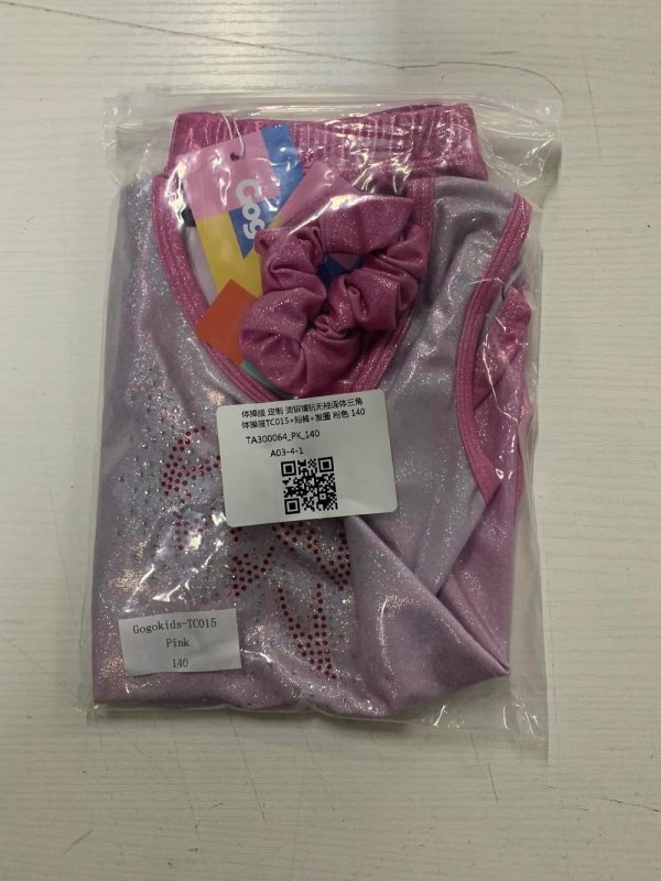 Gogokids Gymnastics Leotards for Girls, Sleeveless Rhinestone Kids Dance - Image 8