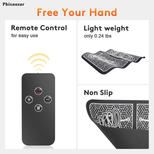 EMS Foot Massager TENS(Model:KTR-2493) for Muscle Relaxation,LCD Display - Image 8