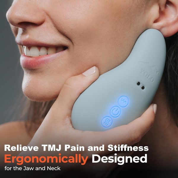 TMJ Relief Products Jaw & Neck Massager w/Soothing Heat Mode-Patented TMJ - Image 2