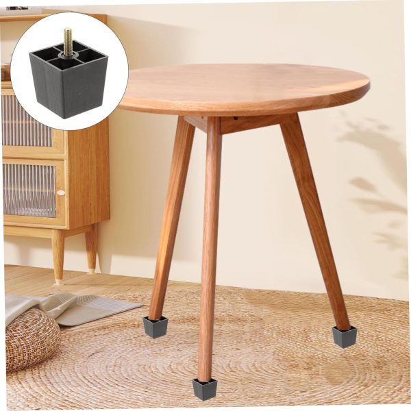 Gadpiparty 3sets Rubber Plastic Sofa Legs Furniture Leg Legs for Tables - Image 8