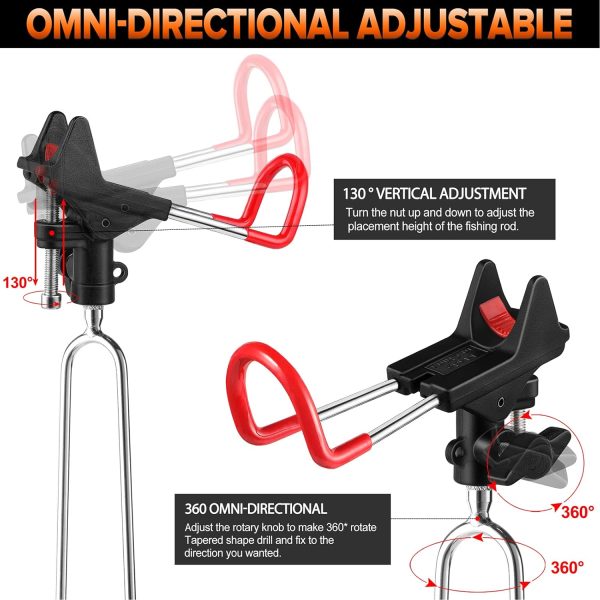 PLUSINNO Fishing Rod Holders for Bank Fishing - Upgraded Fishing Pole - Image 3