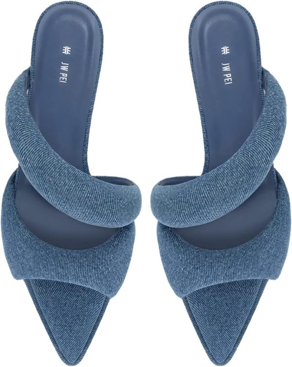 JW PEI Women's Sara Mule Heeled Sandals - Image 3